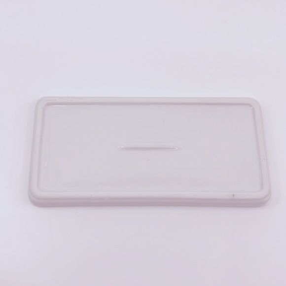 Ceramic Candle Tray: Small Rectangle‎ for Bathroom and Kitchen - Picture 1 of 4